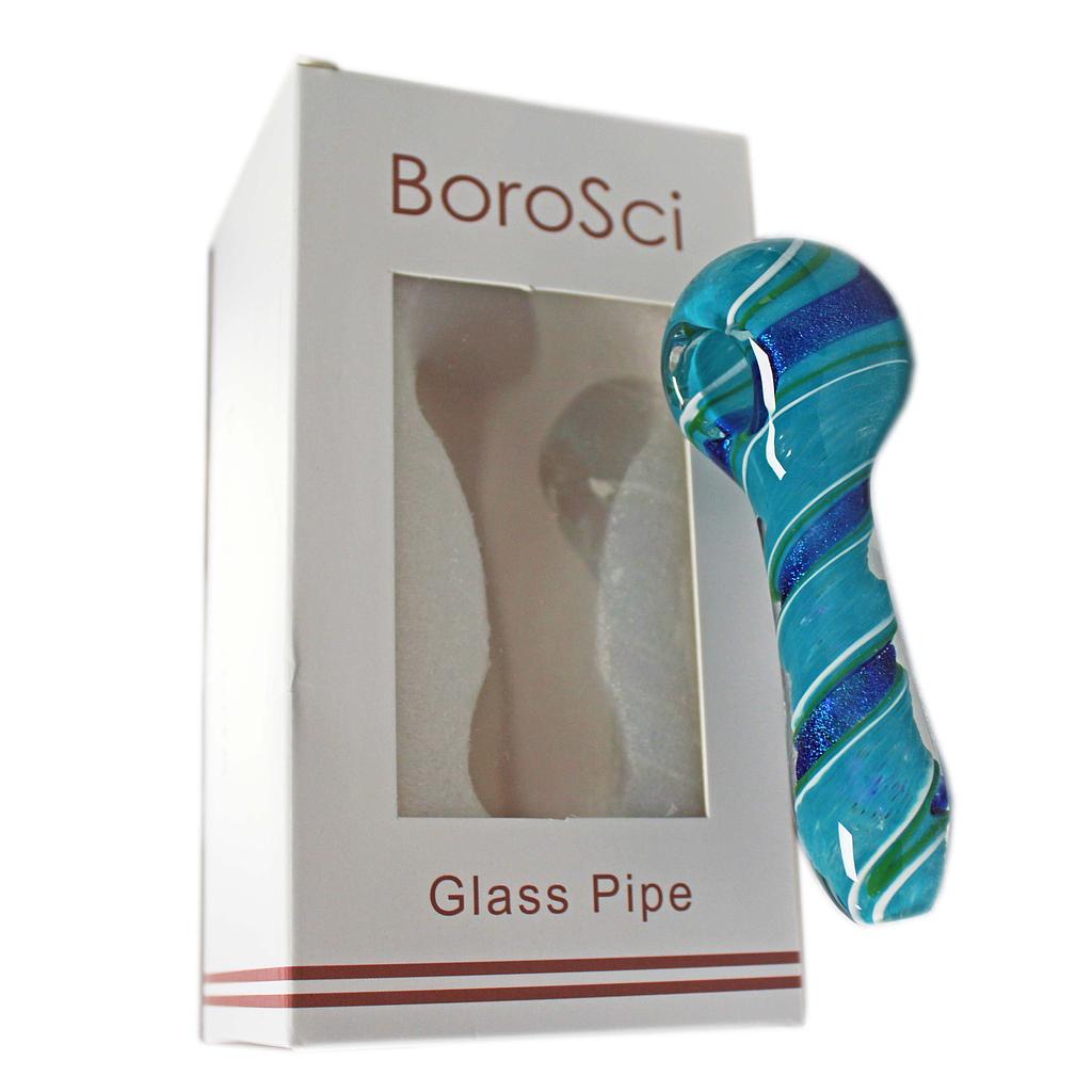 BoroSci | 4" Sea Glass Pipe - Hi Time