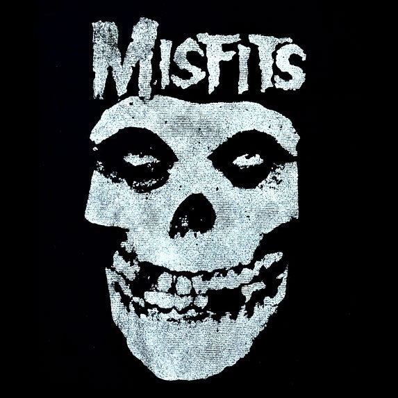 Misfits | “Classic Distressed Fiend Skull” Short Sleeve Unisex Black T-Shirt - Hi Time