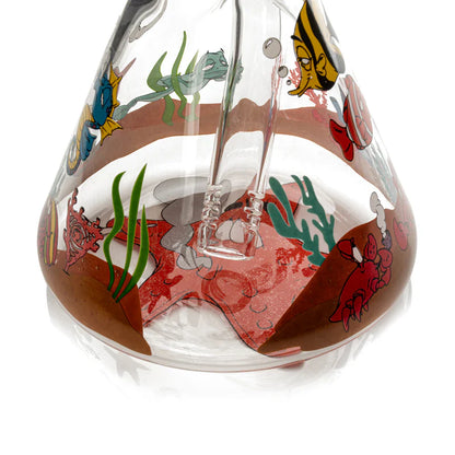 Red Eye Glass® | 10" Reefer Madness Beaker (REG209) - Hi Time