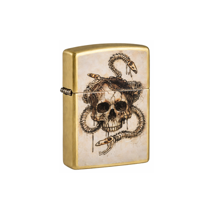 Zippo 47175 Skull Snake Design - Hi Time