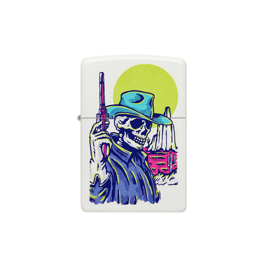 Zippo 48502 Cowboy Skull Design